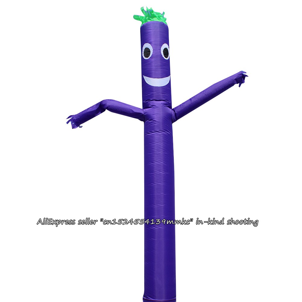 Air Dancer Sky Dancer Inflatable Tube Dance Puppet Wind Flying 10ft For 12inch Blower (Dark Purple)