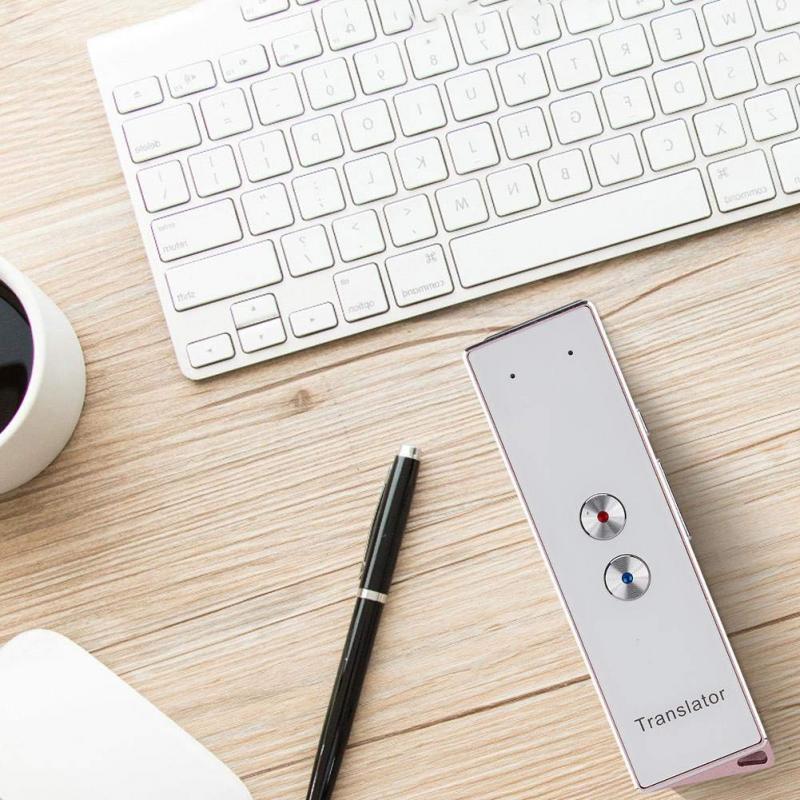 Language Translator Instant Real Time Voice Multi-Languages Translator Portable 40+ Language Translator With Hand Strap