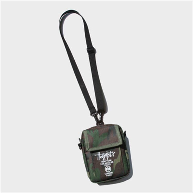 Waterproof Casual Men Shoulder Bag Oxford Letter Crossbody Bags Mini Back Pack Wallet Messenger Bag Men Small Travel Pouch: green