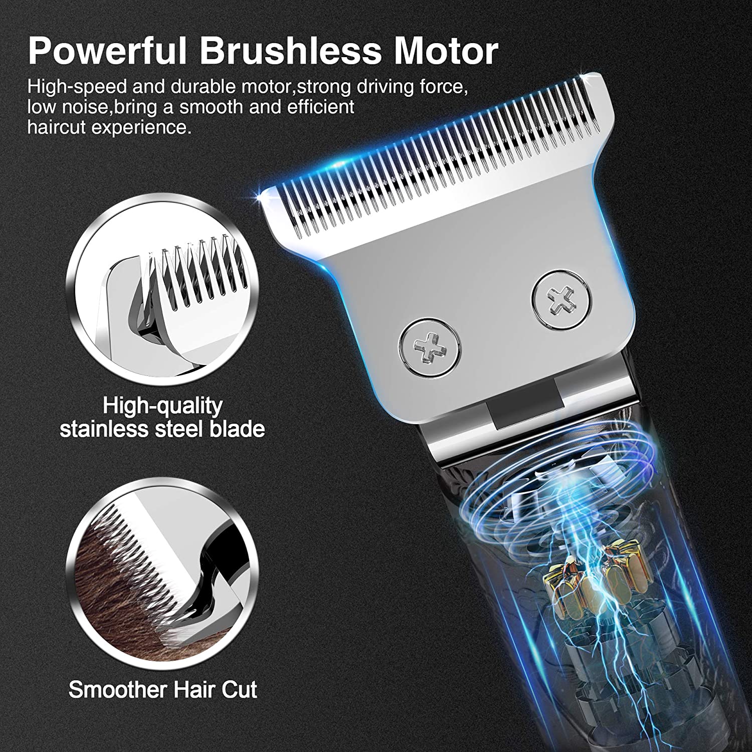 Tondeuse Kapper Tondeuse Voor Mannen Oplaadbare Draadloze Baard Trimmer Clippers Salon Hair Cutter