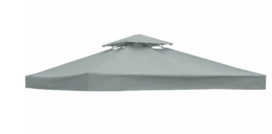 Couverture de gazébo 3x3M, auvent de remplacement, couverture d'extérieur, gril étanche, Patio, barbecue, toit pour abri de jardin, toit Durable: 3m * 3m / green