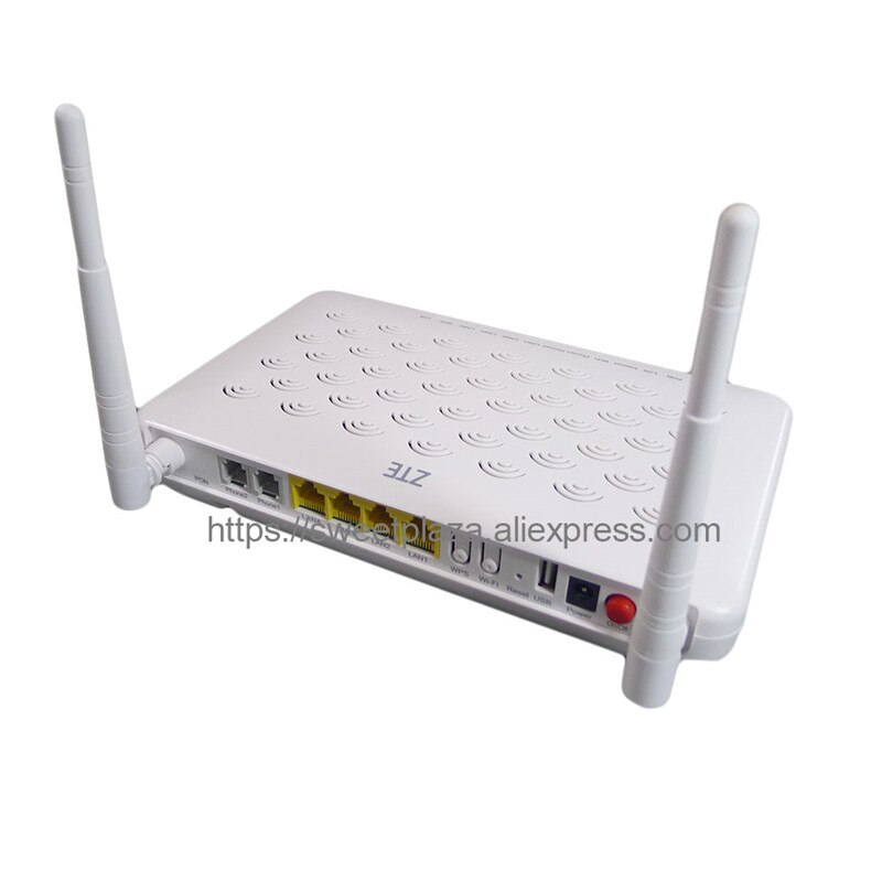 ZTE ZXHN F660 GPON ONT of 4 GE LAN 2 phone ports 5 DBI antennas WIFI,SC/APC green input, English V5.2