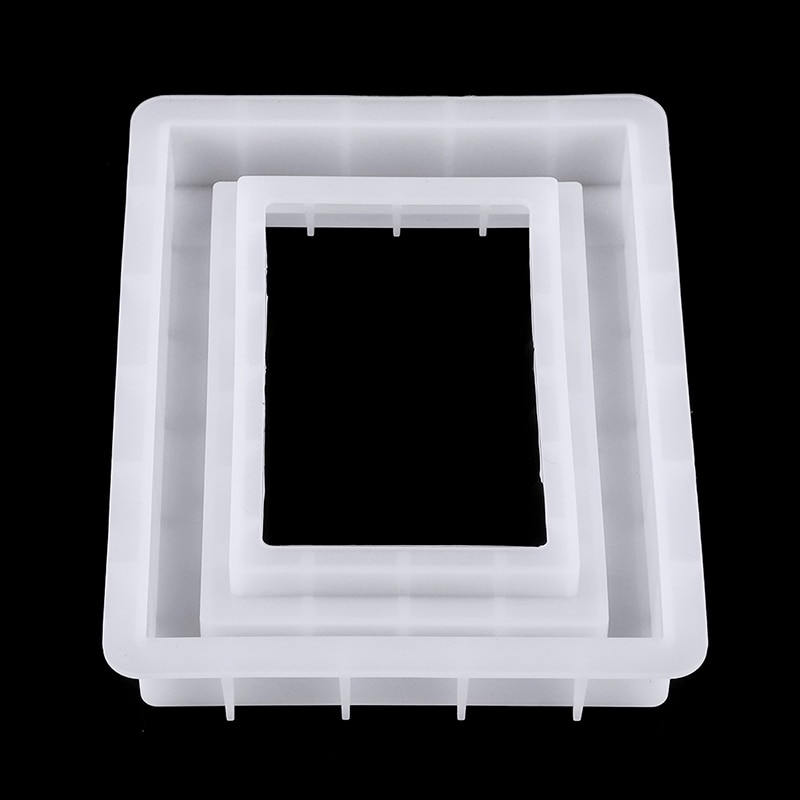 1PC Stampo in silicone foto portafoto Stampo in silicone FAI DA TE Cornici Dello Stampo in Resina Epossidica di Arte Artigianato Strumenti 20.5x15.5cm