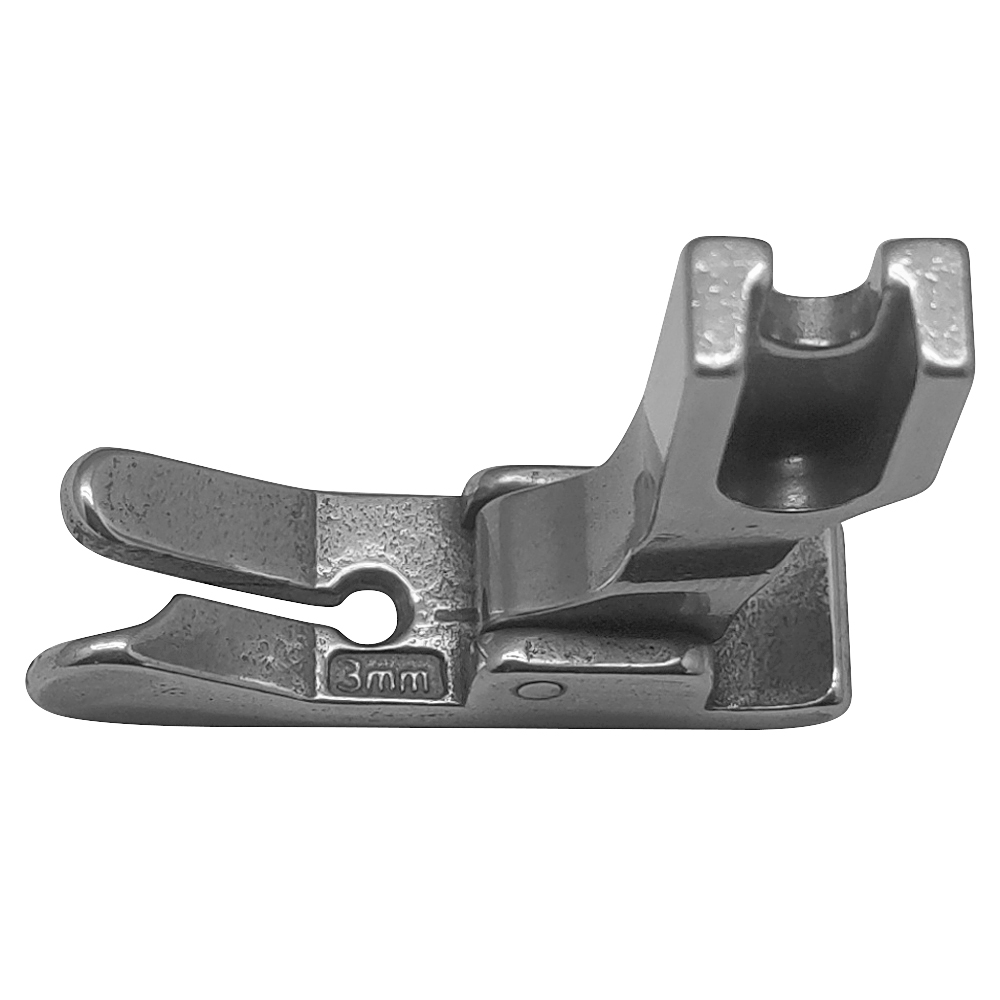 Prensatelas guía de borde derecho P351x, pies guía universales de lado derecho de 3-10mm para accesorios de máquinas de coser industriales, 1 Uds.: Gris claro