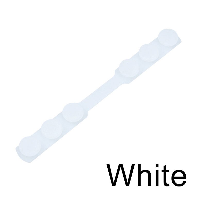 Silikone maske krog til maske elastiske clips fiksering spænde øre justerbar strop maske spænde øre smertelindret let 10 stk.: Hvid 10 stk