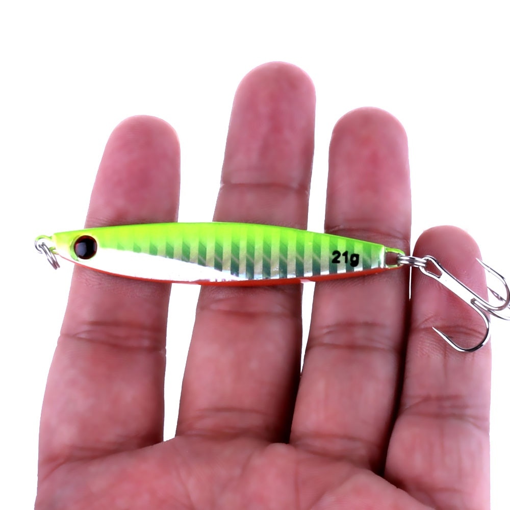 ThunderShower Metal Long Casting Jigging Lure Crankbait Jerkbait Spinning Fishing Jigs 14g/21g for Saltwater Freshwater