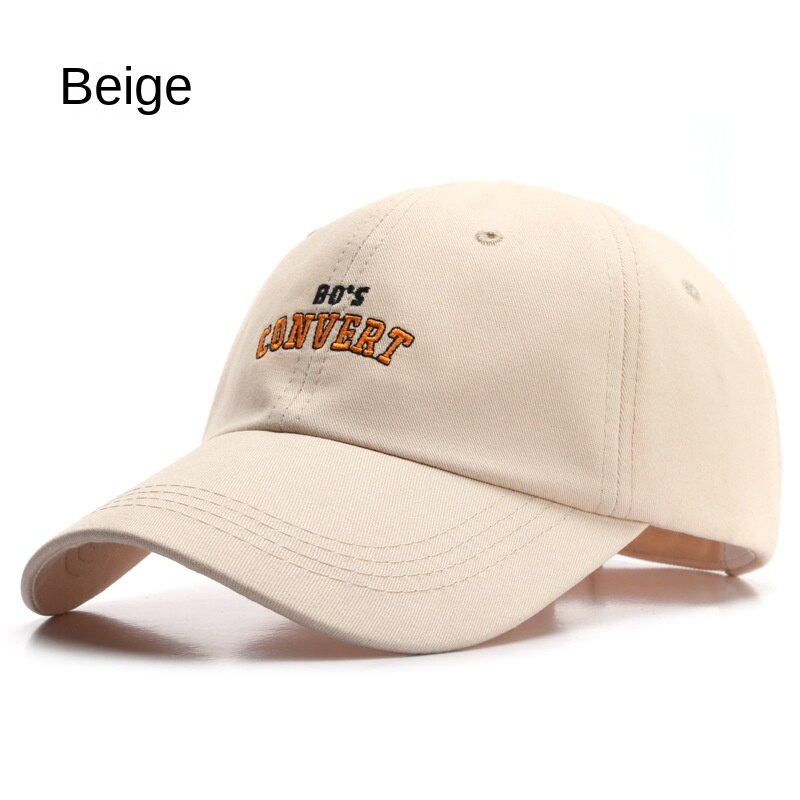 SLCEKTON-Gorra de béisbol a la para hombres y mujeres, viseras de algodón para verano, sombrero para niños y niñas, gorra sombreros deportivos de Exteriores informales: Beige