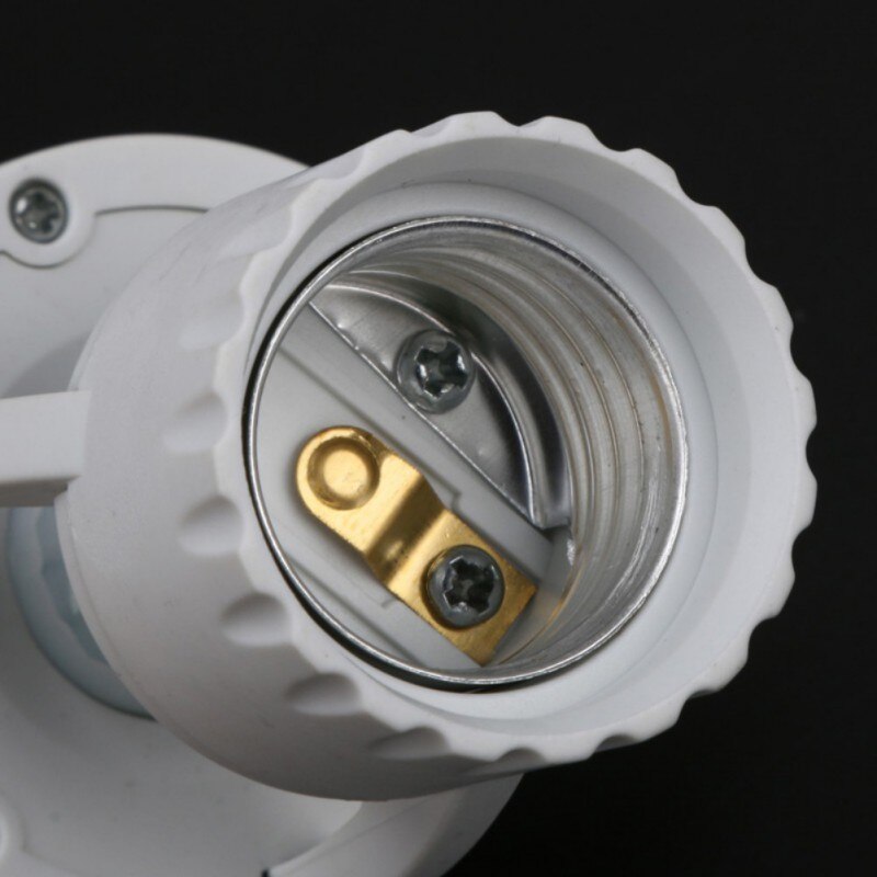 360 Degrees PIR Induction Motion Sensor IR Infrared Human E27 Plug Socket LED Light Sensor Switch Base Lamp Holder