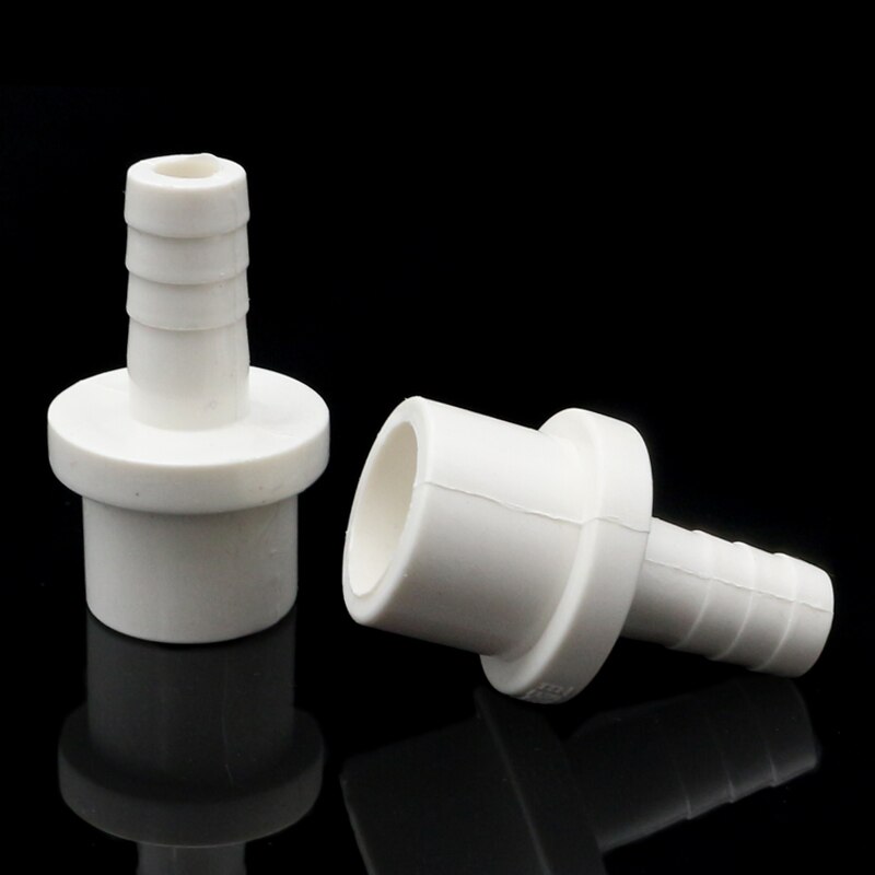 NuoNuoWell Water Tank PVC Barb Hose Tail Reducer Pagoda Joint Soft Pipe Coupling Connector Male Thread 20x10 Aquarium Tools