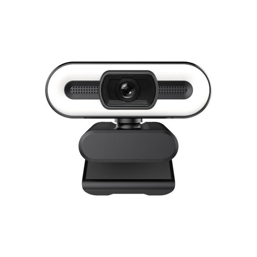 4K HD Webkamera Kostenloser Stock Ring Licht Schönheit Computer Kamera Autofokus Video Konferenz Netz Kamera Für Internet Berühmtheit Live