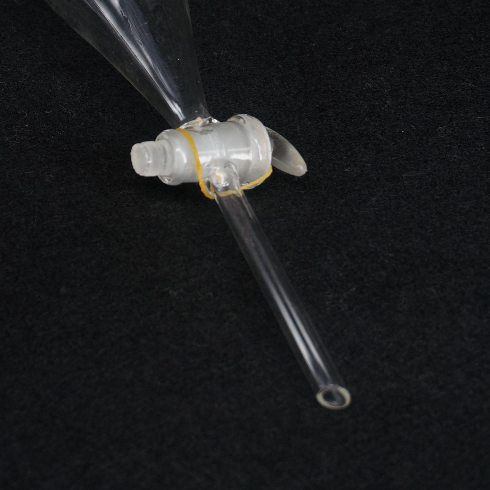 250ML Standard Stopper Glass Pear Shaped Separatory Funnel with Glass Stopcock