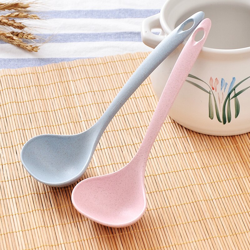 Wheat Straw Stalk Spoon Gadgets Kitchen accessories Ladle Rice Soup Spoon Tableware Meal Dinner Spoon kitchen Tools