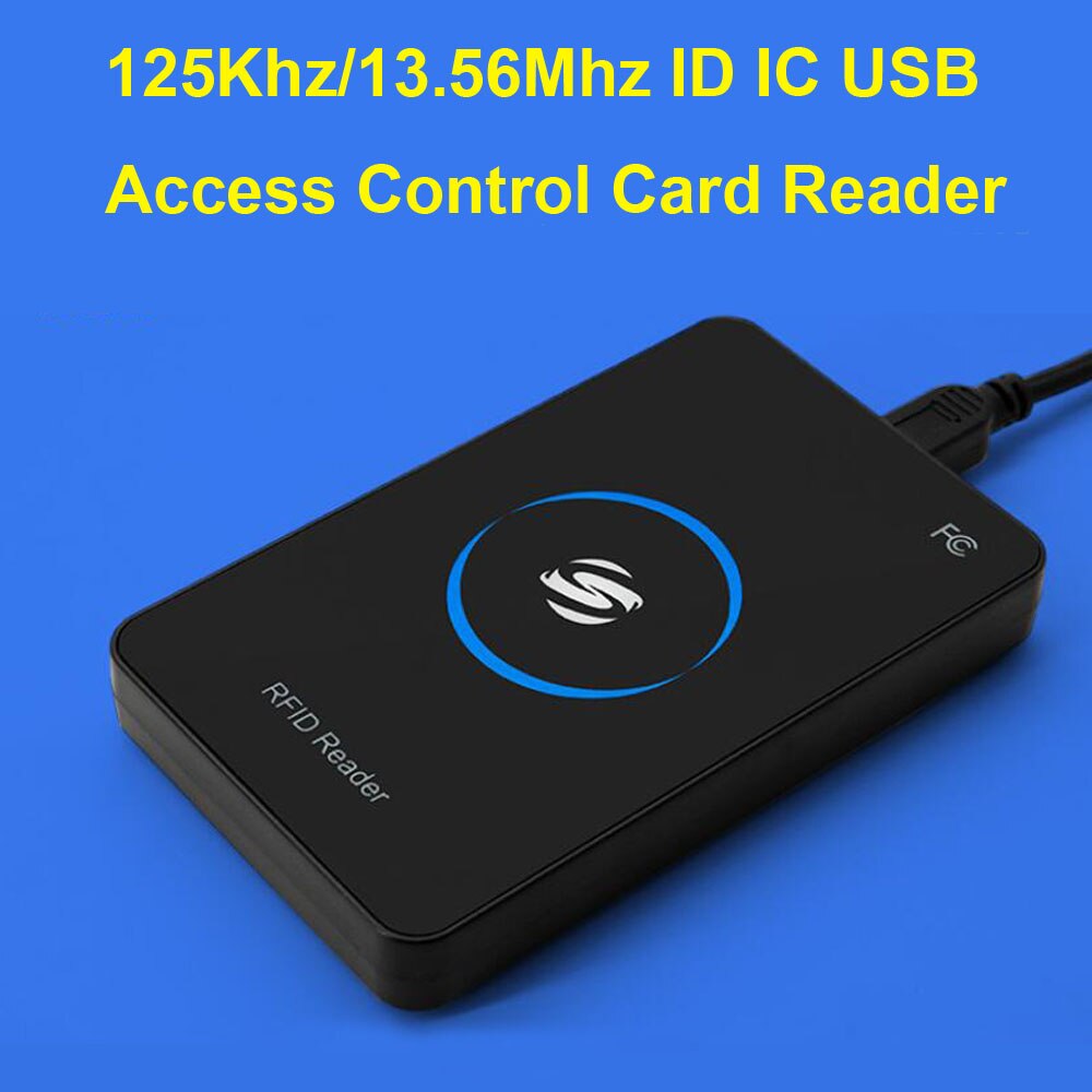 125Khz Reader for Access Control system EM4100 USB Proximity Sensor Smart Card Reader door access control system kit