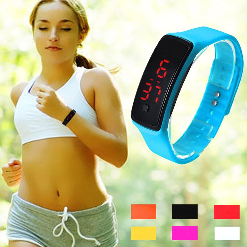 Reloj Led de silicona para niños y mujeres, reloj Digital electrónico para niños, pulsera de muñeca para niños y niñas, Kol Saati