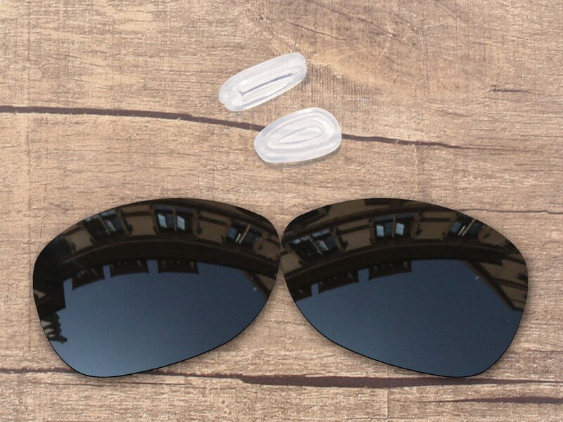 Vonxyz 20 + Scelte di Colore Occhiali Da Sole Polarizzati Lenti di Ricambio &amp; Naso Pastiglie per-Oakley Crosshair Nuovo 2012 OO4060 Telaio: Stealth Black