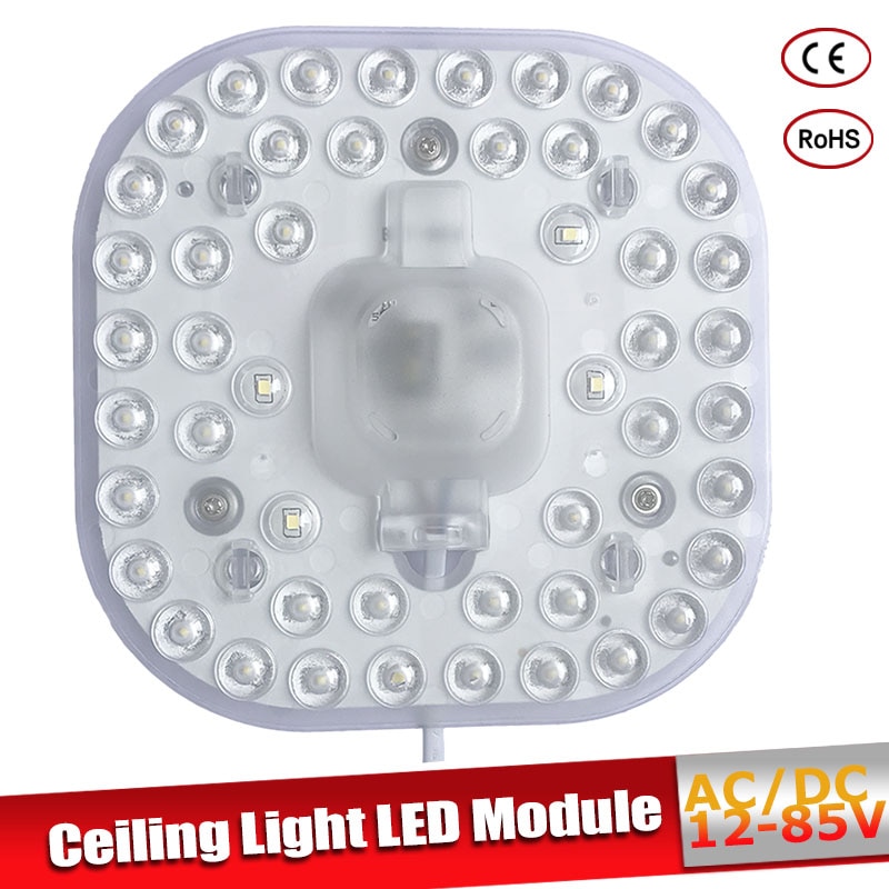 LED Ceiling Lamps Module AC/DC 12V 24V 36V 50V 24W LED Light Replace Ceiling Lamp Lighting Source for Living room Bedroom