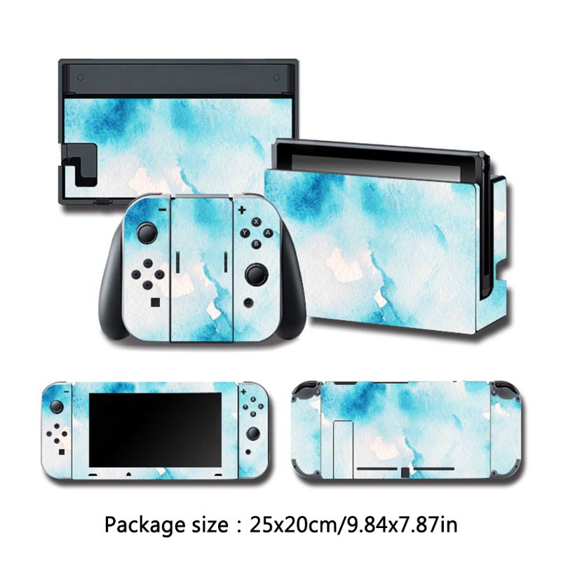 1Set Full Body Skin Kleurrijke Sticker Art Decals Voor Ns Switch Console Controller