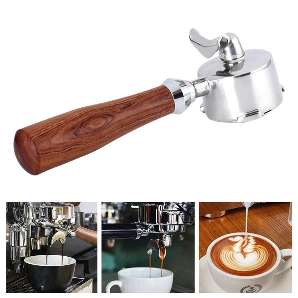 Máquina de café portafiltro de 51mm, filtro fino de doble Caño para EC680 685, piezas de accesorios para Barista de cafetería doméstica: Red D
