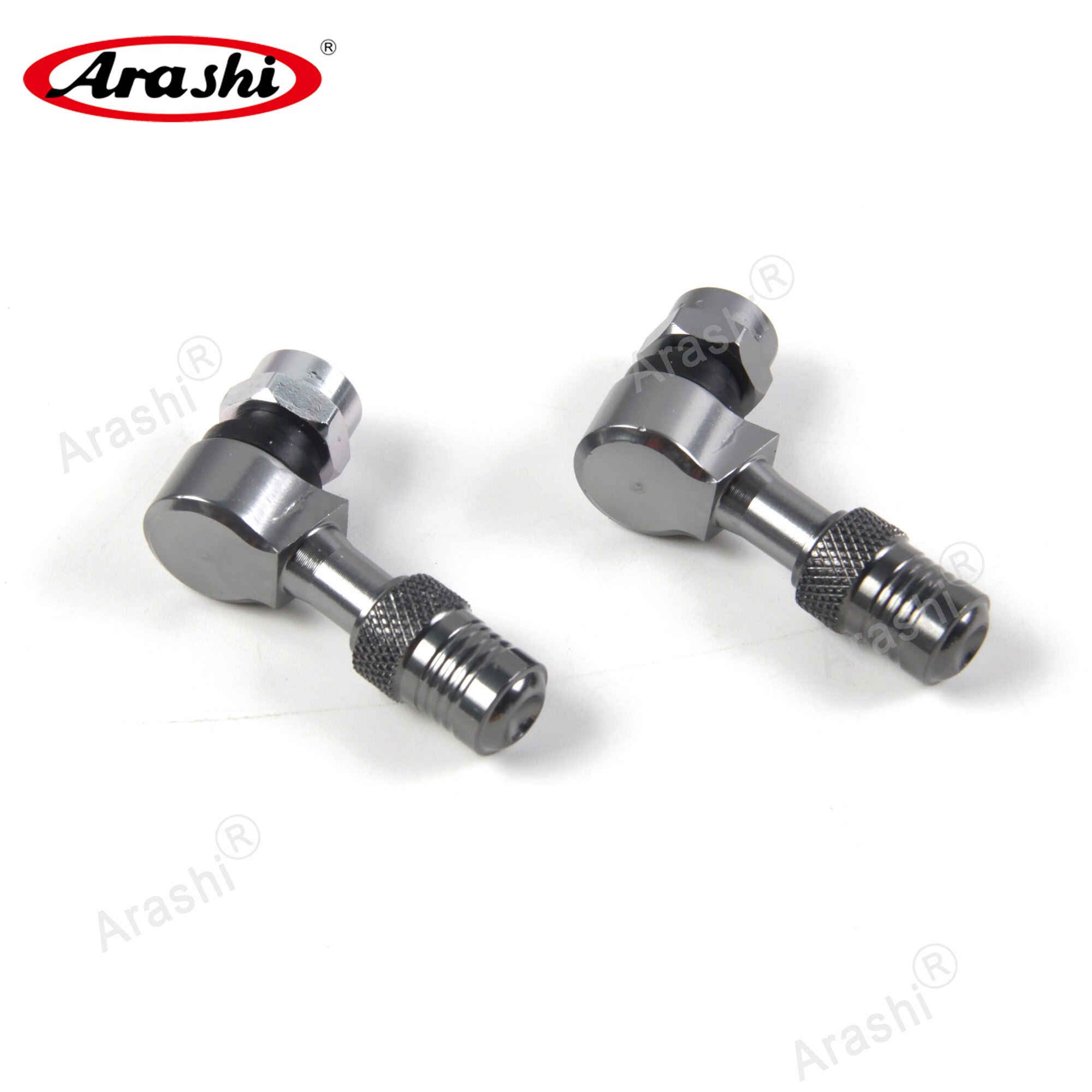 2PCS CNC Aluminum Wheel Valve Tyres Rim Wheel Replacement Accessories Motor Bike Rim Valves For BMW R1200GS S1000RR for YAMAHA: 2 Piece Gray