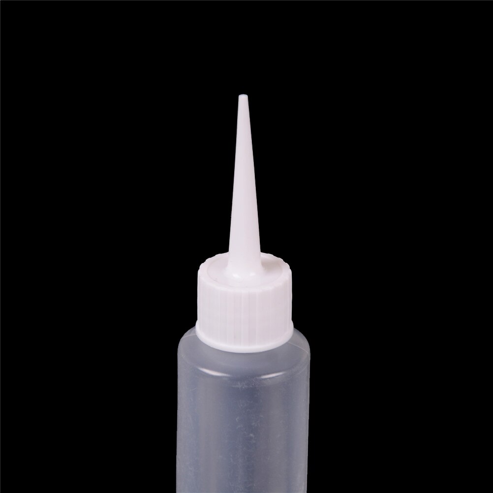2pcs Empty Dropper Squeezable Liquid Bottle PE Plastic Needle Bottle Dropper Eye Liquid Container Plastic Bottles 50ml