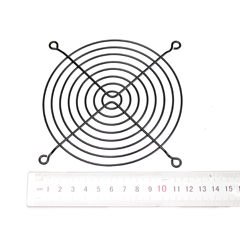 10 Piecces Axiale 120Mm Cpu Cooling Fan Grill Metalen Draad Finger Guards 12Cm 120X120Mm Metalen mesh Fan Grills Bescherming Netto