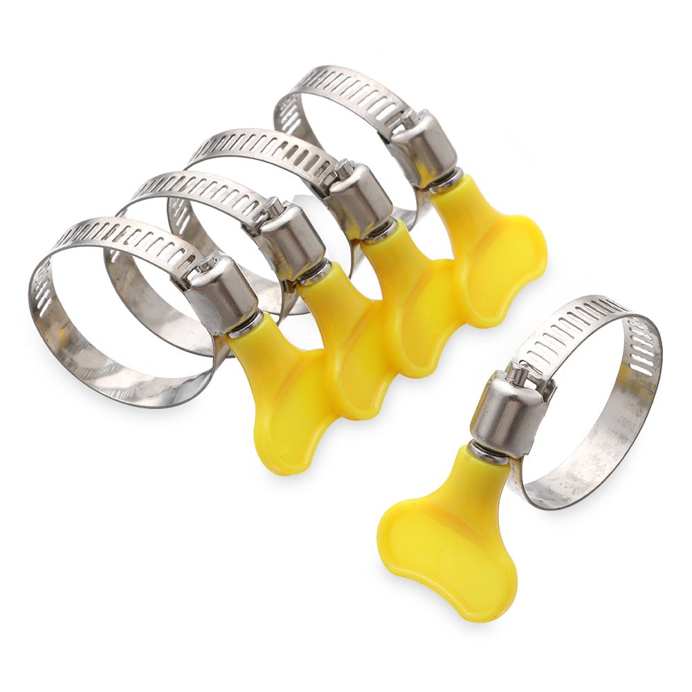 Colliers de serrage pour tuyaux en acier inoxydable, 5 pièces, 2,2 en T, circulaire, air, eau, gaz accessible, banc de soudage, attaches injustes
