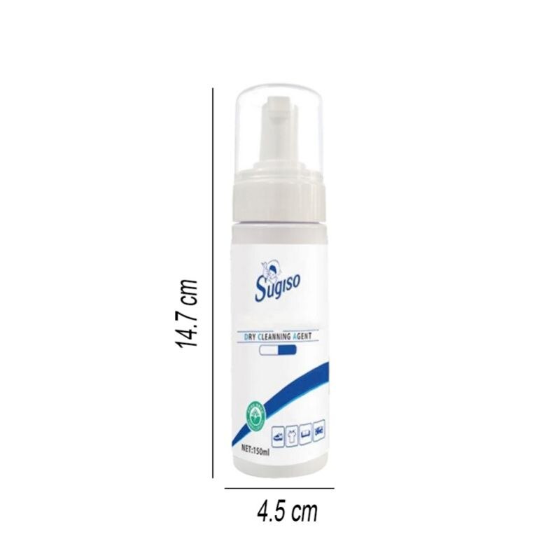 100ml Multi-purpose Waterless Clothing Cleansing Agent Foam Dry Cleaning Agent Liquid Stains Dust Cleaning Down Jacket Cleaner