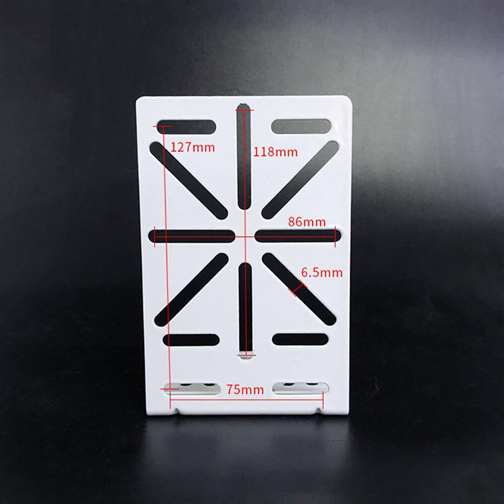 Vertical Mount Right angle Reinforcing Plate Metal Steel Universal PTZ High Speed CCTV Dome Camera Bracket Adapter Plate