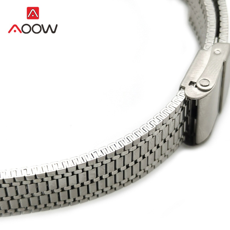 Boucle à crochet pour bracelet en acier inoxydable, accessoire de sécurité pour hommes et femmes, rétro, remplacement du métal, 20mm, 22mm