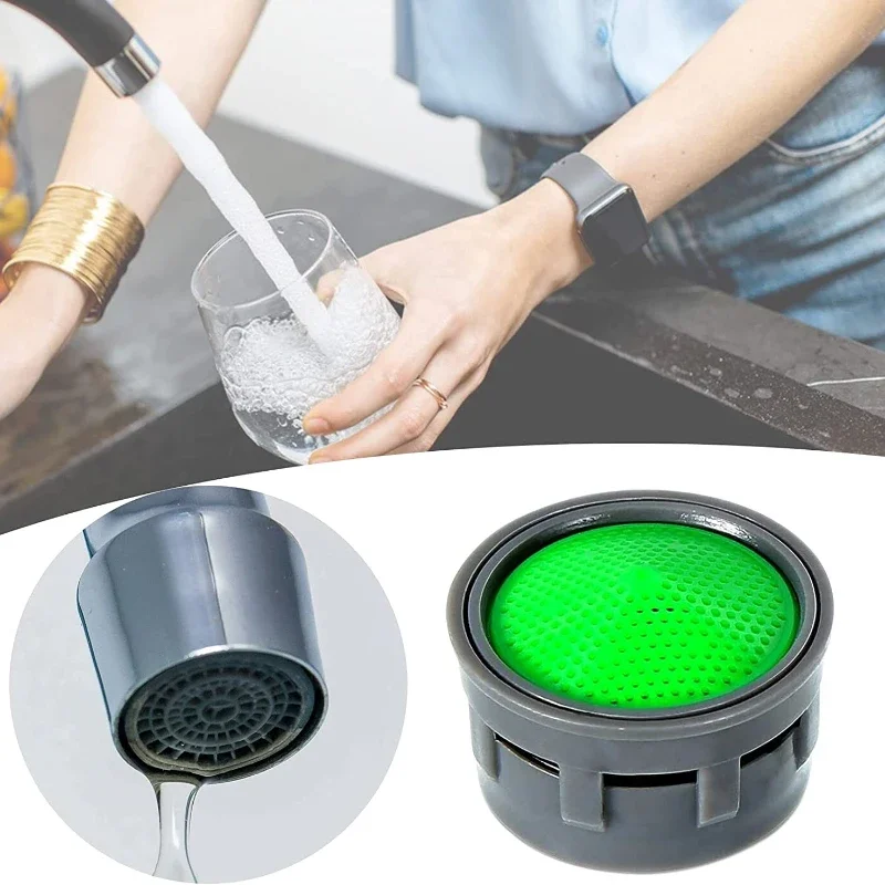 10 Stück Waschbecken-Wasserhahn-Filter, Wasserhahn-Kunststoffeinsatz, Ersatzdüsenfilter – Ersatzteile für Wasserhahn-Durchflussbegrenzer