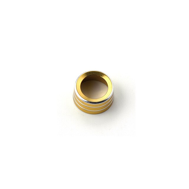 Perilla de ajuste de espejo retrovisor de Metal, anillo decorativo para Smart Fortwo Forfour, accesorios de estilo Interior de coche, 453: YELLOW