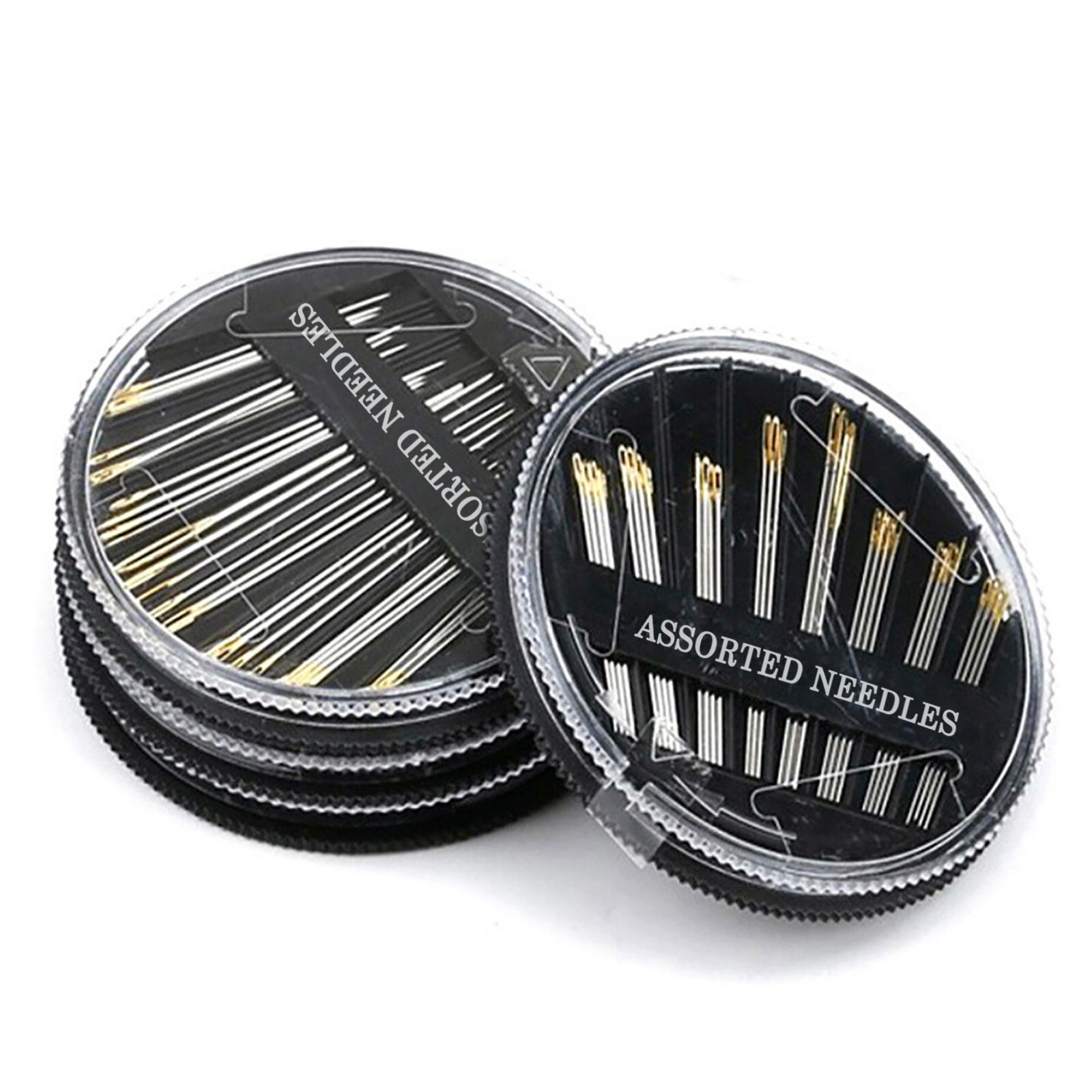 30pcs Assorted Hand Sewing Needles Embroidery Mending Craft Quilt Sew Case Embroidery Needles Tail Sewing Tool