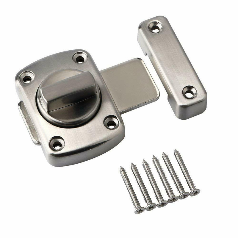 Privacy WC Latch Vacant Engaged Door Lock Toilet Shower cubicles & Bathroom Turn Twist Bolt Privacy Catch Latch