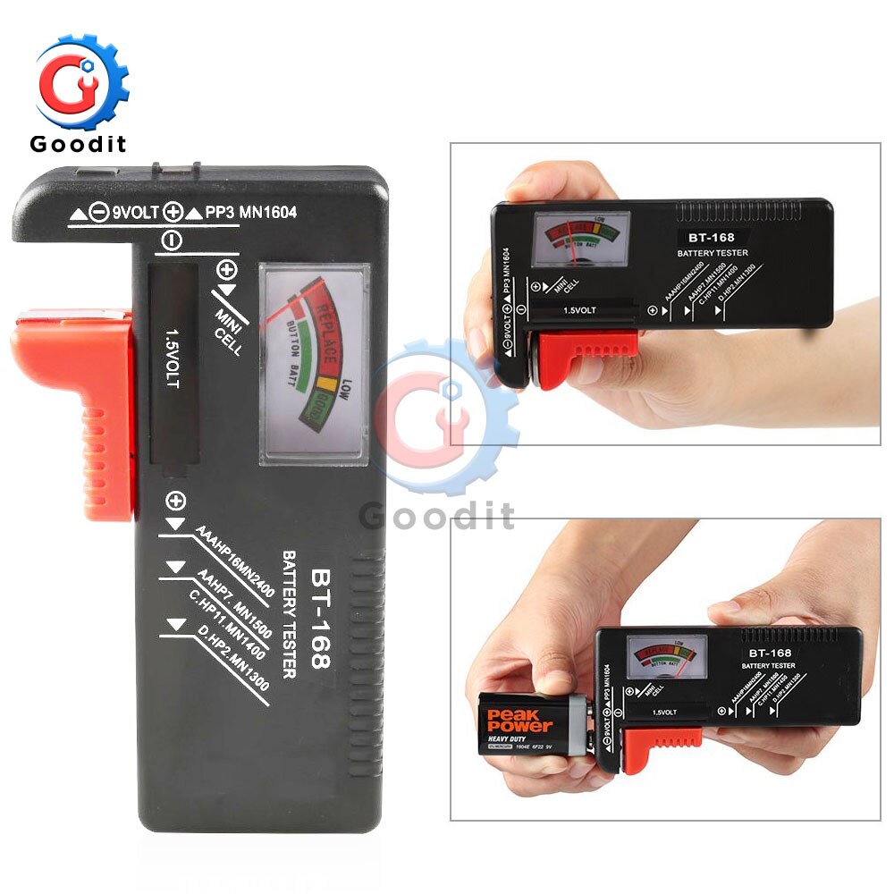 Tester Universale Per Pile - Digitale LCD, Misura AA, AAA, 9V E Batterie A Bottone - Foto 8