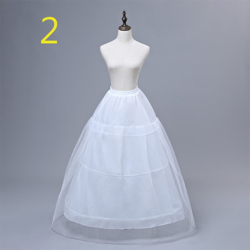 JIERUIZE Wedding Petticoat Crinoline Slip Underskirt Short Dress Cosplay Petticoat: NO.2