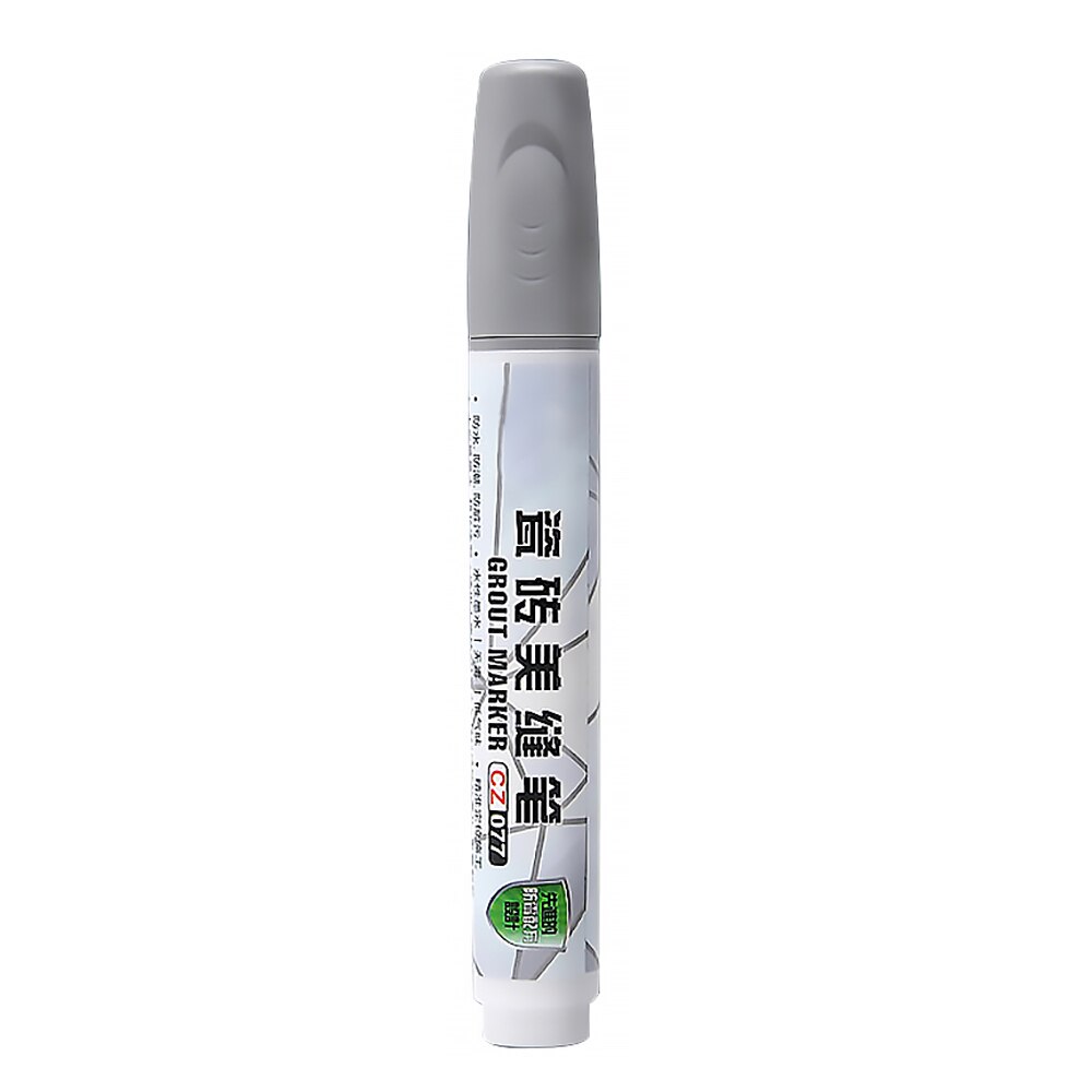 Mark Pens Tile Gap Repair Color Refill Grout Pen Waterproof Mouldproof Filling Agents Wall Glue Aide Porcelain Stitching Tool: Gray