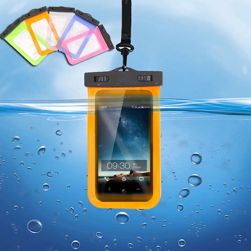 Waterproof Phone Case Pouch Dry Bag Protect From Water Swim Waterproof Case with Lanyard Universal Cover