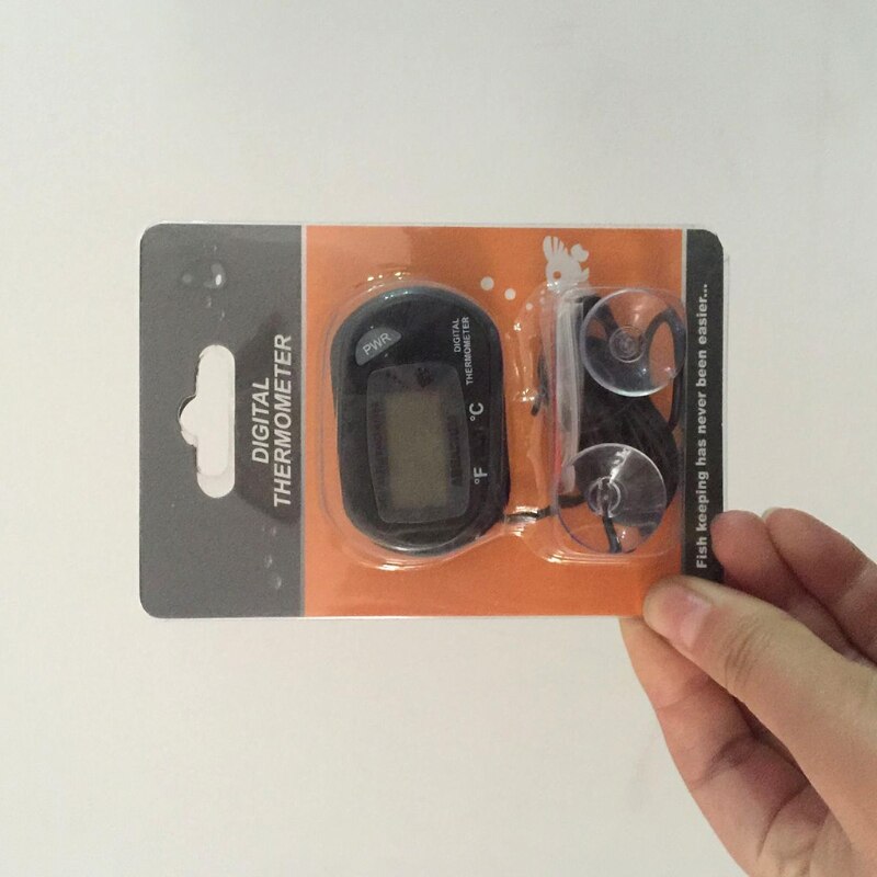 1 Pack Aquarium thermograph Reptilethermograph Fish Tank thermograph Digital thermograph Terrarium Water Temperature Test 7XEA