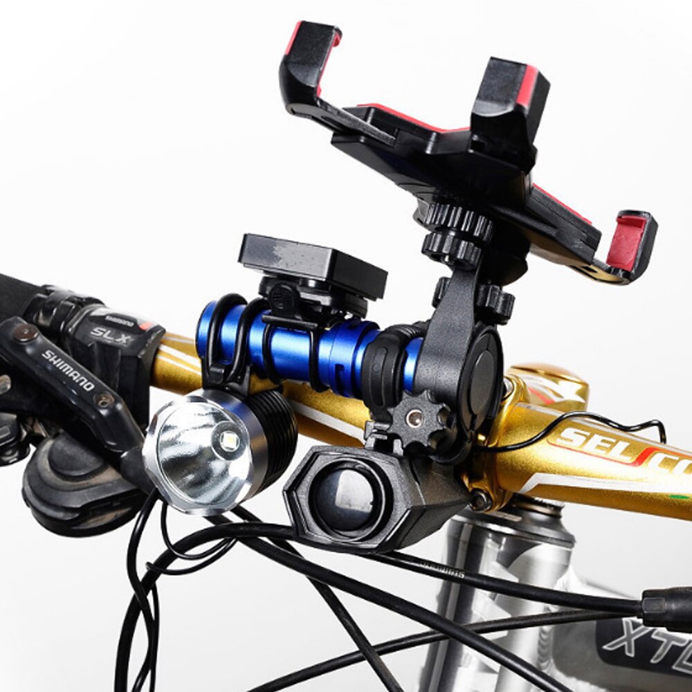 Extension guidon de vélo multifonction lumière lampe/Support de