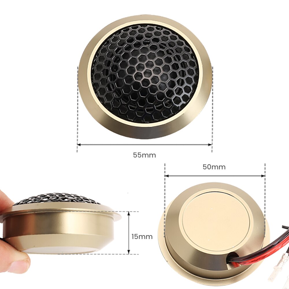 AOSHIKE 2PCS Car Audio Speaker Car Tweeter 1.5Inch Auto Speakers Modified 180W Super Power Auto Stereo Speaker for Universal Car