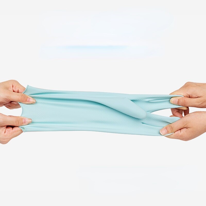 Household Washing Dishes Household Cleaning Laundry Gloves To Protect Hands Natural Latex Durable Velvet Gloves Gloves Kitchen
