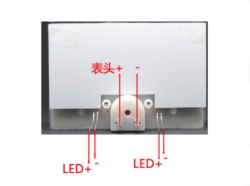 Black VU Meter 50*100 White LED Backlight Level Meter Vu Meter Rear Power Amplifier VU Header