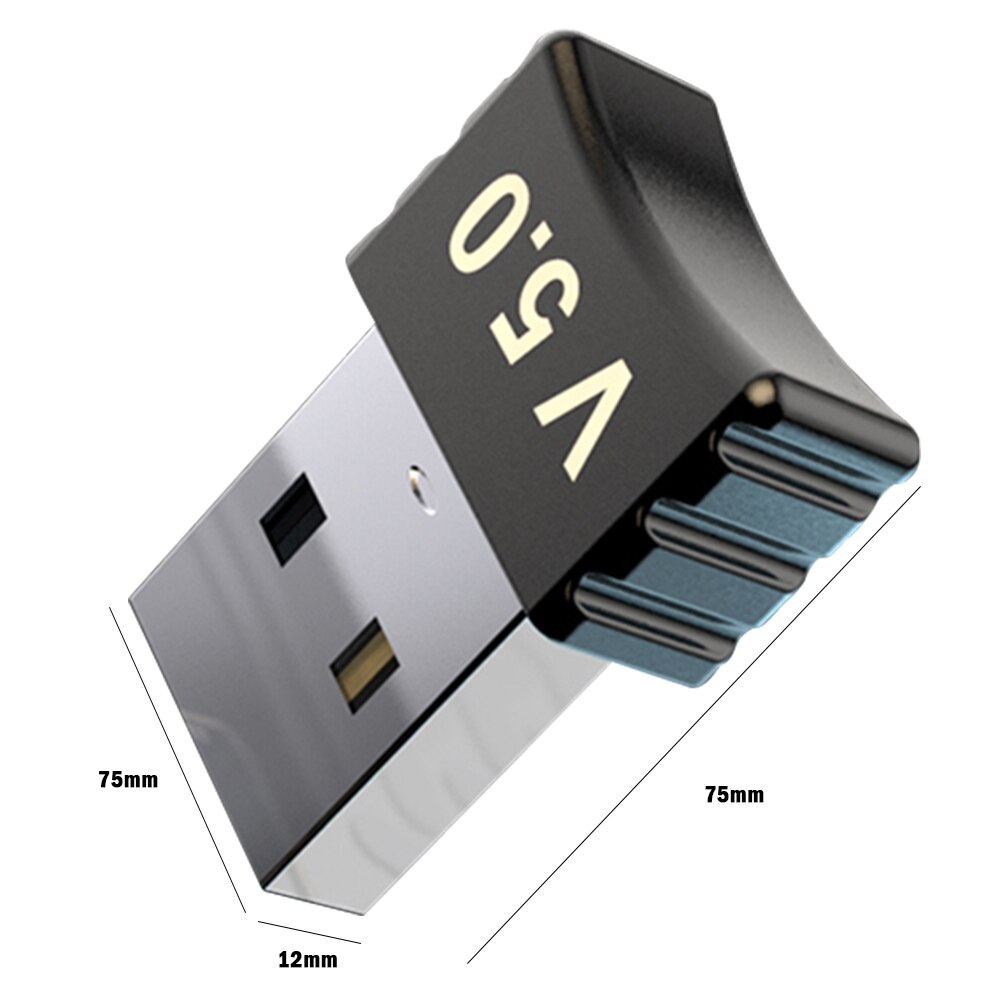 USB Bluetooth 5.0 Adapter Transmitter Bluetooth Receiver Audio Bluetooth Dongle Wireless USB Adapter for Computer PC Laptop c