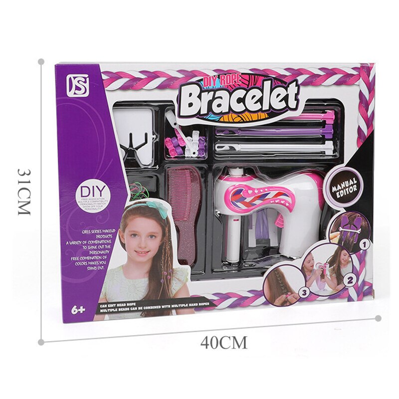 Meisje Automatische Haar Braider Elektrische Diy Haar Weave Machine Twist Breien Roll Twisted Vlechten Haar Styling Tools Meisje