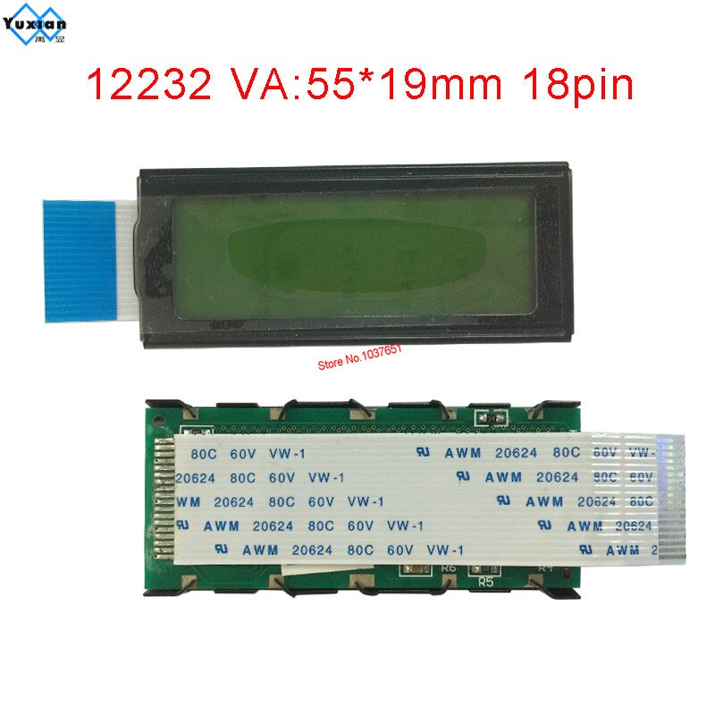 12232 122*32 Lcd Module Kleine Mini Size Display 18pin Ffc 12232-9