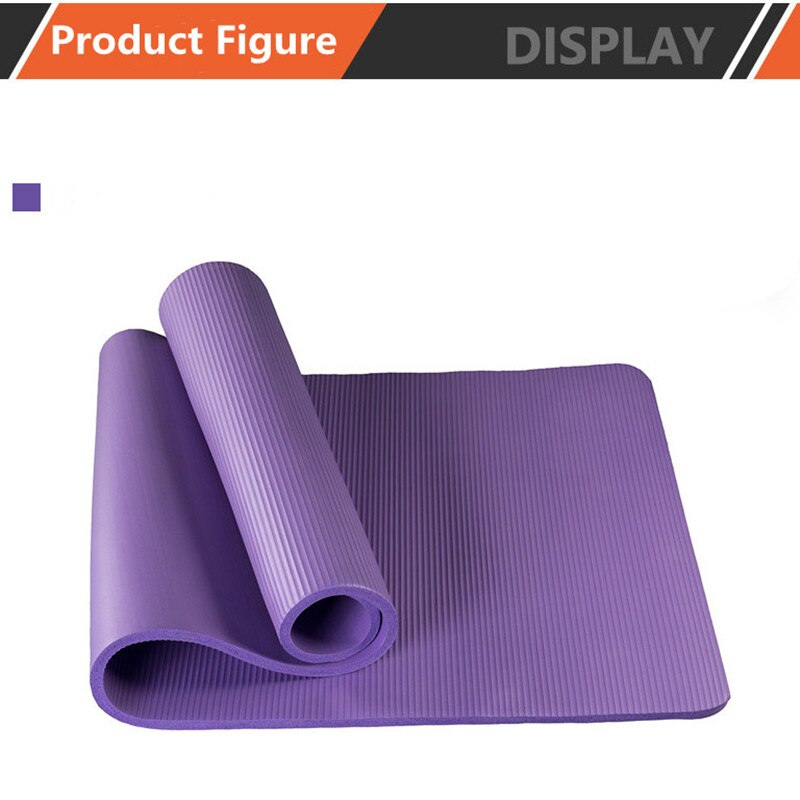 10Mm Dikke Yoga Mat Anti-Slip Sport Fitness Mat Eva Comfort Foam Yoga Mat Voor Oefening Yoga En pilates Gymnastiek Mat