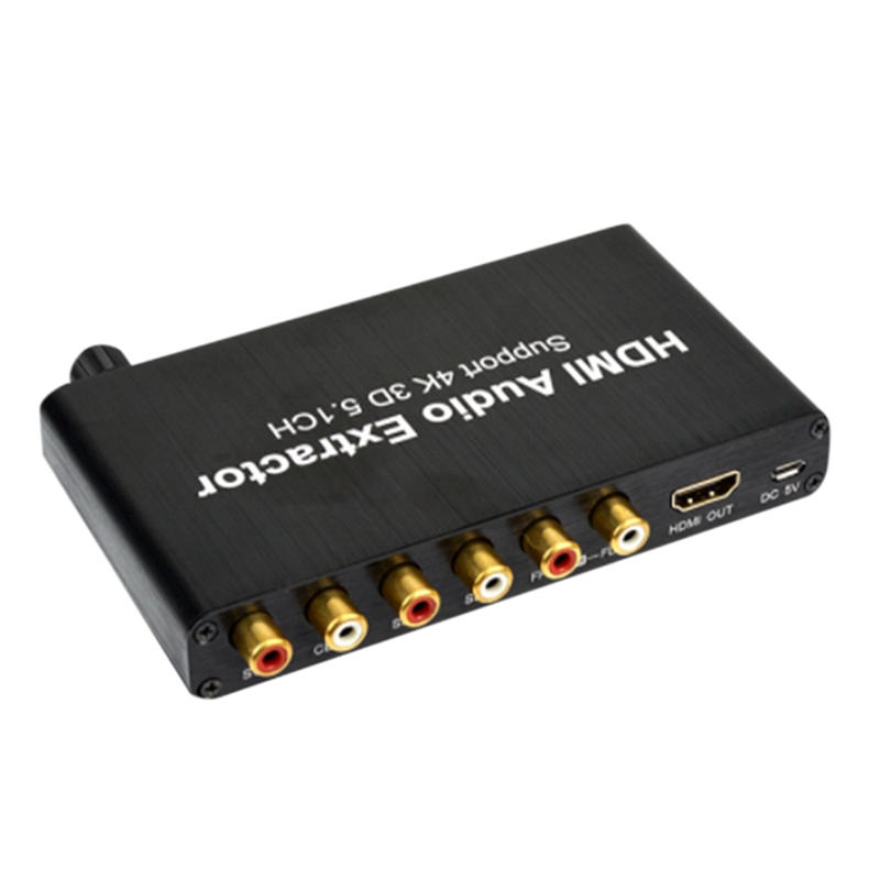 Hdmi-Compatibel Audio Decoder 4K Hdmi 5.1 Digitale Audio Decoder Splitter Converter Us Plug: Default Title