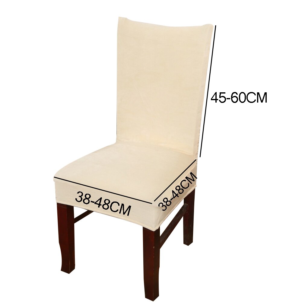 Housse de chaise élastique Anti-acariens, couleur unie, antidérapante, extensible, résistant au lavage, sans plis