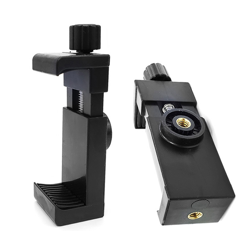 360-stopniowy uniwersalny klips do telefonu komórkowego kompatybilny z uchwytem na statyw iphone ze śrubą 1/4 Uchwyt na telefon komórkowy Adapter do statywu biurkowego