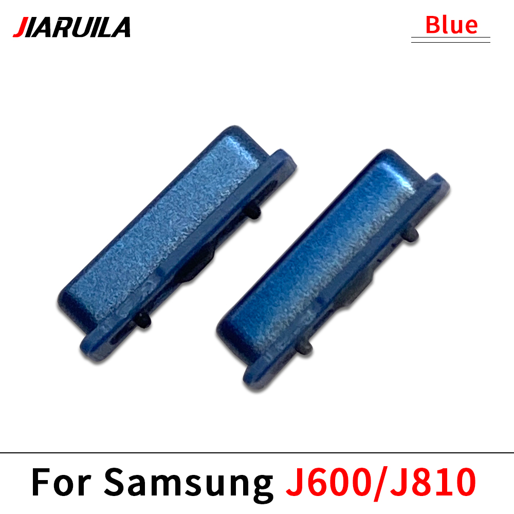 50 stk. av/på-knapp + volumknapp på siden til samsung  j5 j510 j2 j3 j600 j810 j500 j700 j7 j7 metal  j710 j7 neo: Hvit